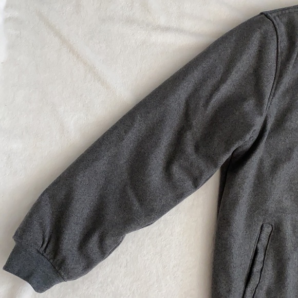 {NWT) Diamond Supply Co. | Embroidered Logo Varsity Bomber Jacket Gray (L) - Picture 9 of 16